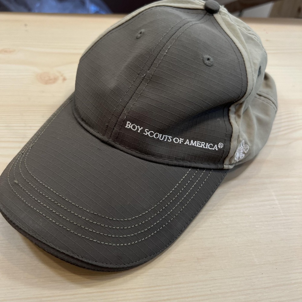 Boy Scouts Of America POWERCAP Hat Cap Strap Back Teens One Size Brown LED